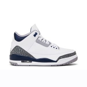 Jordan 3 Retro Midnight Navy Size 9 With Box